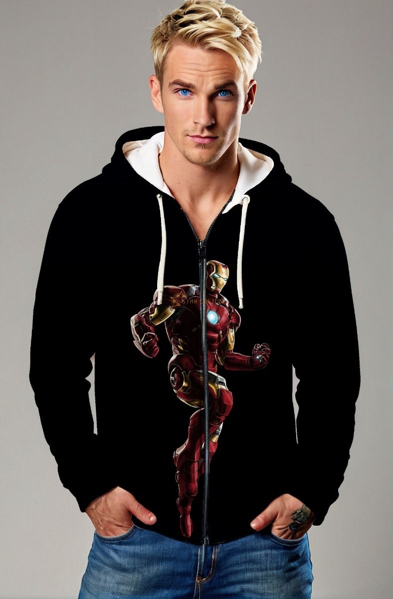 Iron Man Tech Armor Zip-Up Hoodie – Stark Industries Gear