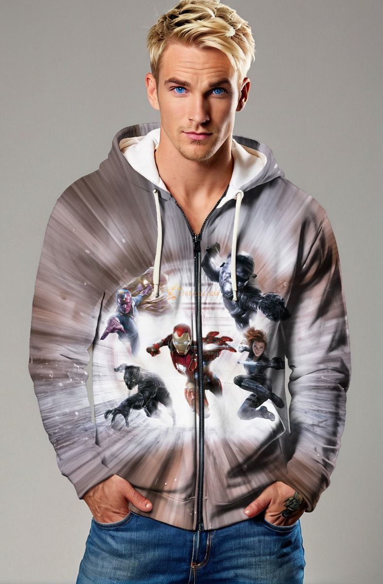 Avengers Velocity Zip-Up Hoodie – Fast & Fearless