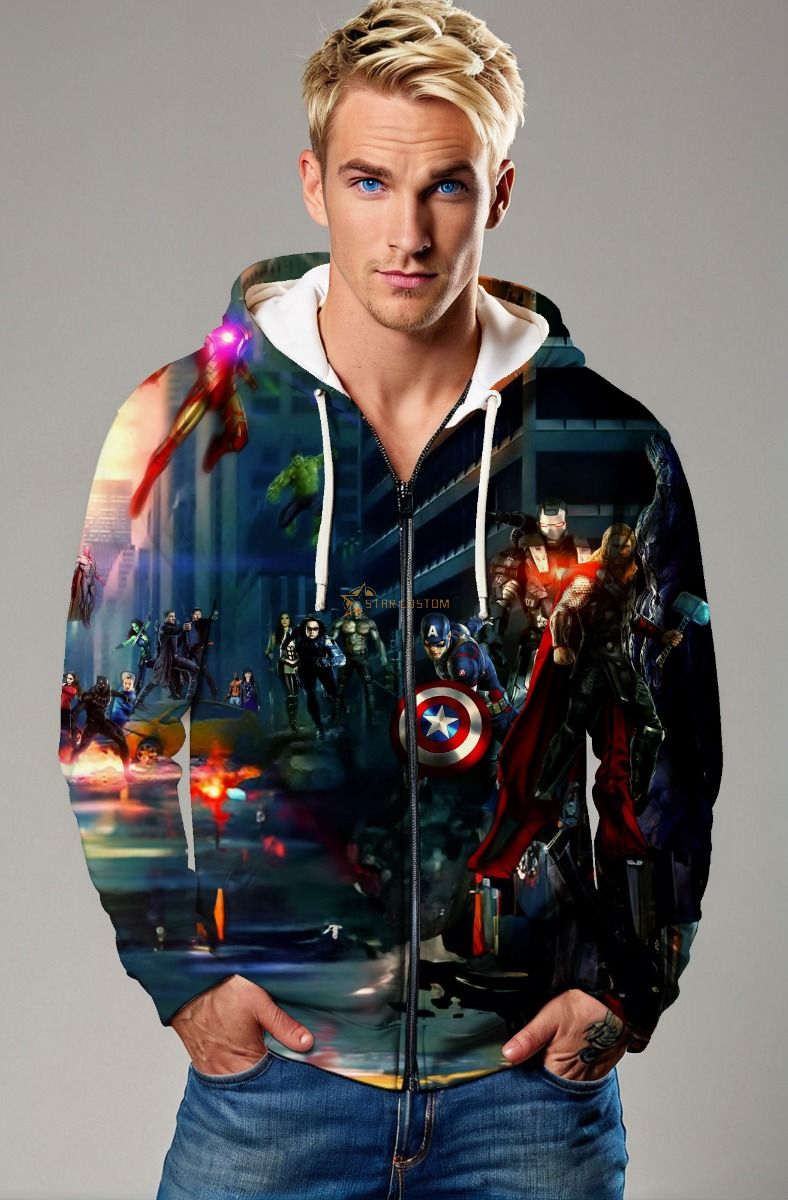 Avengers Assemble Zip-Up – Urban Showdown