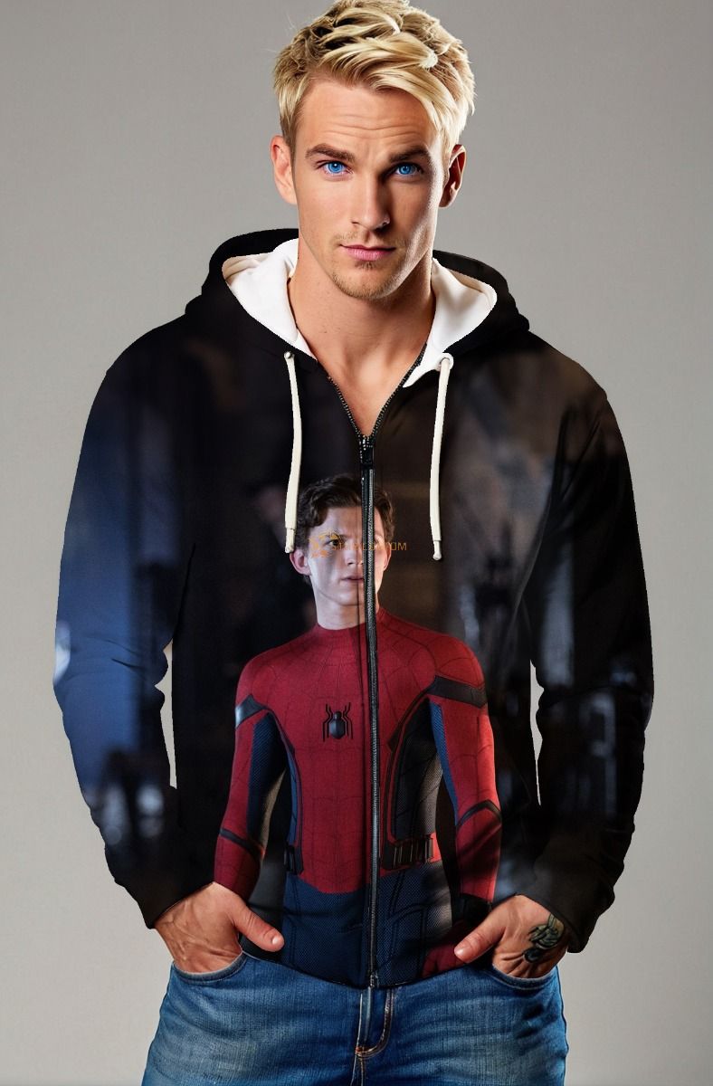 Spider-Man Zip-Up – Red & Blue Resolve