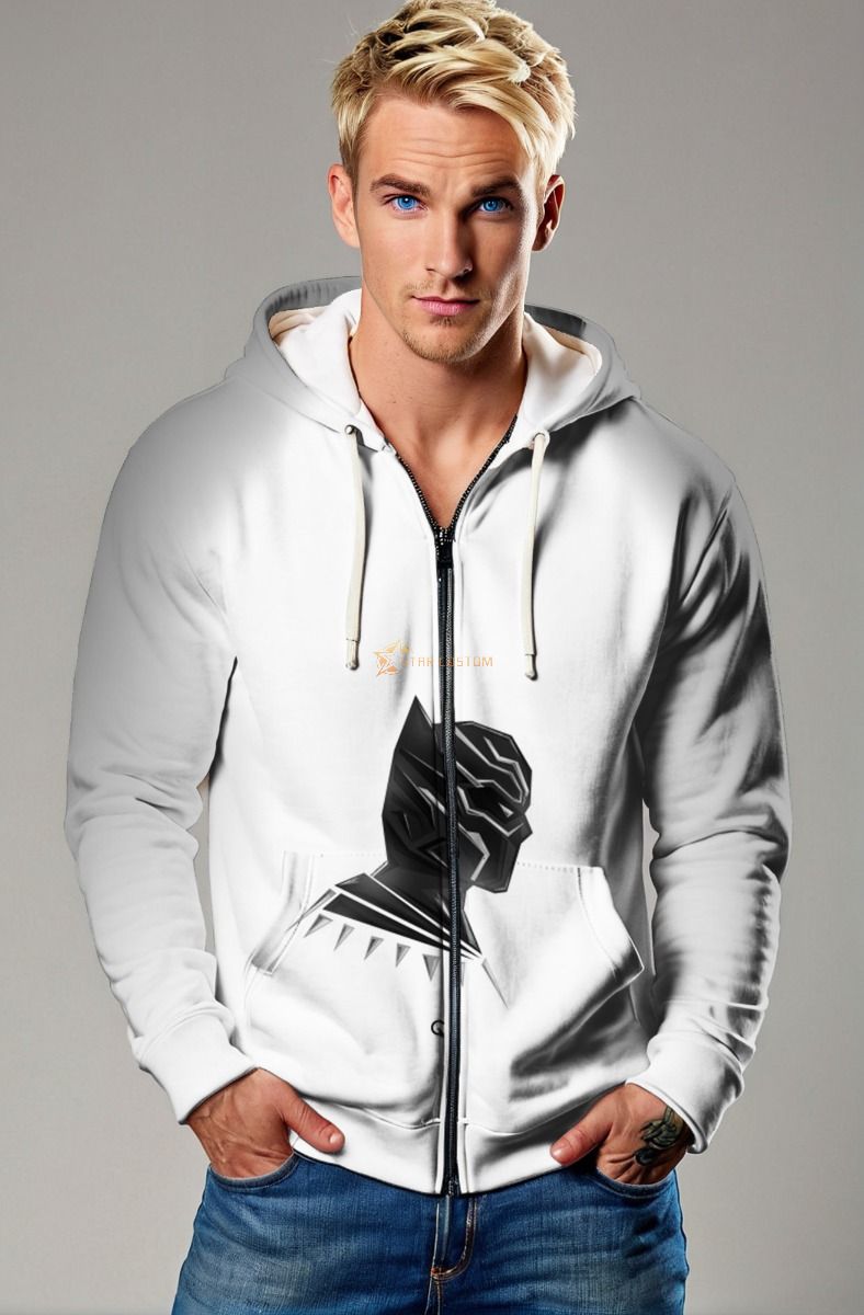 Black Panther Zip-Up – Wakanda Minimal