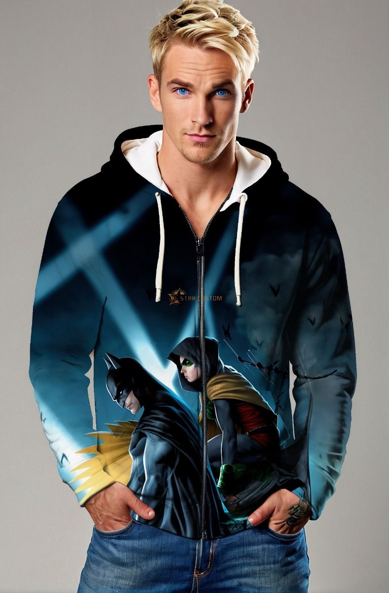 Batman & Robin Zip-Up – Dark Duo Patrol