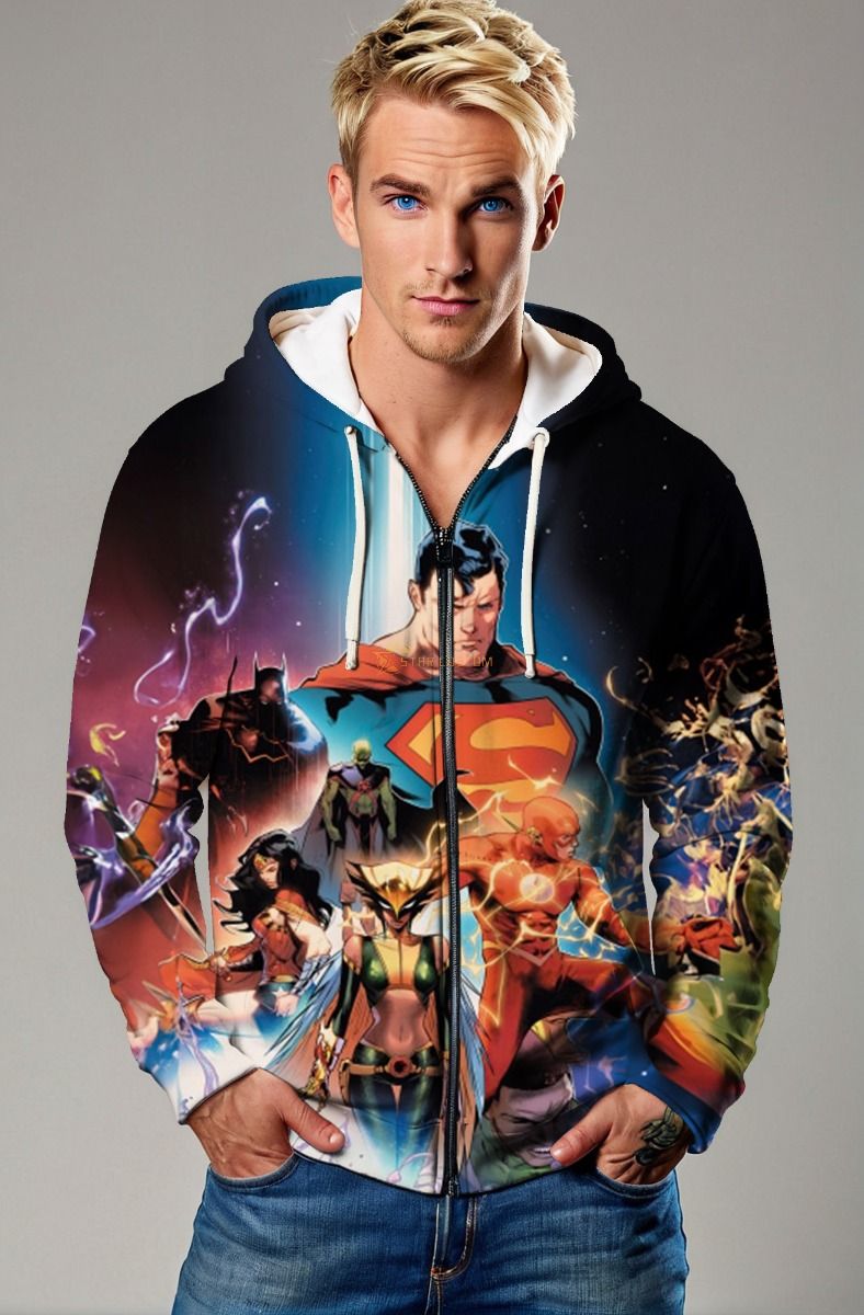 Justice League Epic Glow Zip-Up – Legends in Light