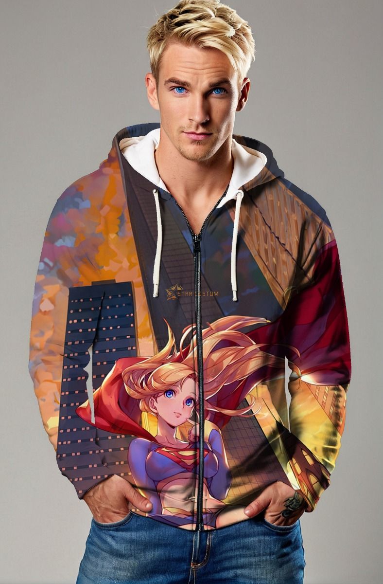 Supergirl Golden Hour Full-Zip Hoodie