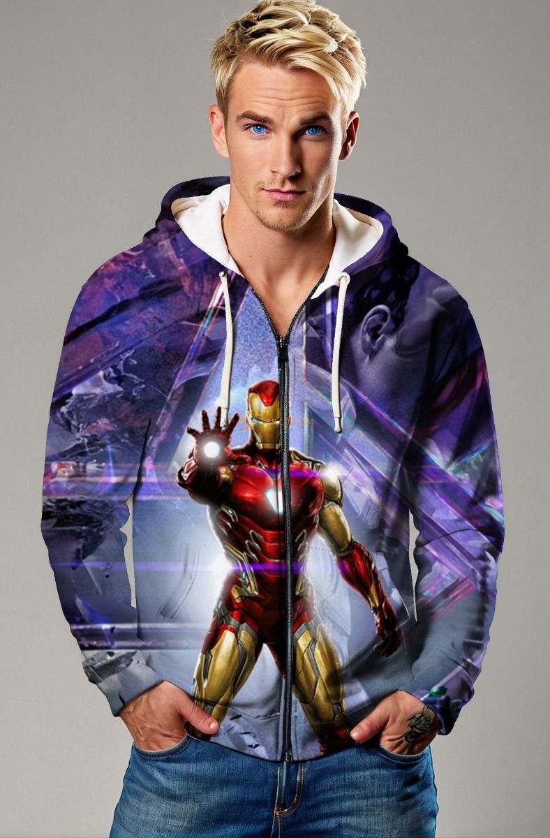 Iron Man Endgame Tribute Full-Zip Hoodie