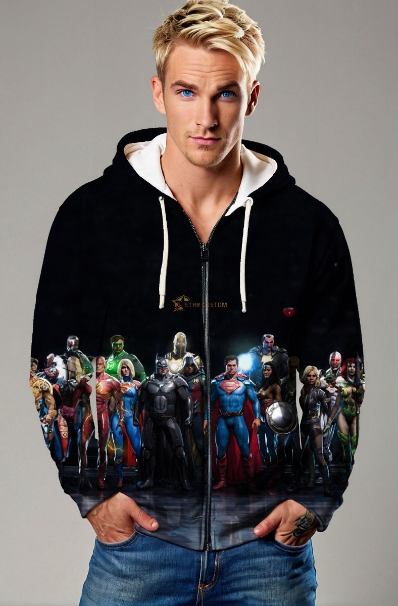 Justice Frontline Zip-Up – DC Icons in Formation
