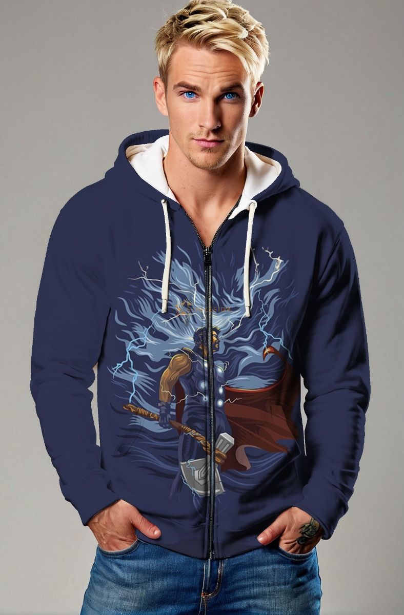Thunderstorm Deity Zip-Up – Strike of Asgard