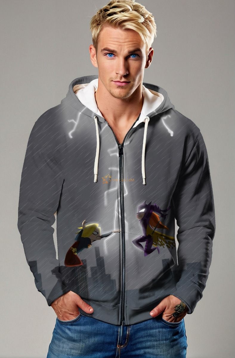 Chibi Clash Zip-Up – Lightning Duel Edition