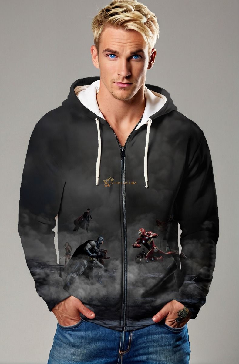 Clash of Legends Zip-Up – War of Icons