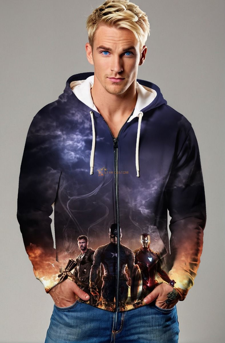 Avengers Assemble Zip-Up – Battle Forged Brotherhood