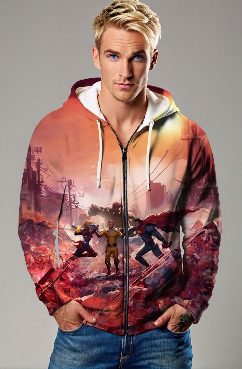 Final Stand Zip-Up – Superpower Showdown