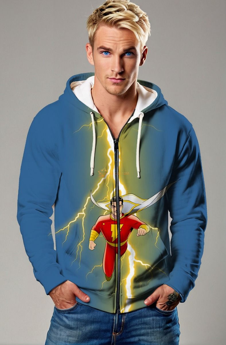 Lightning Speed Zip Hoodie – Shazam On the Move