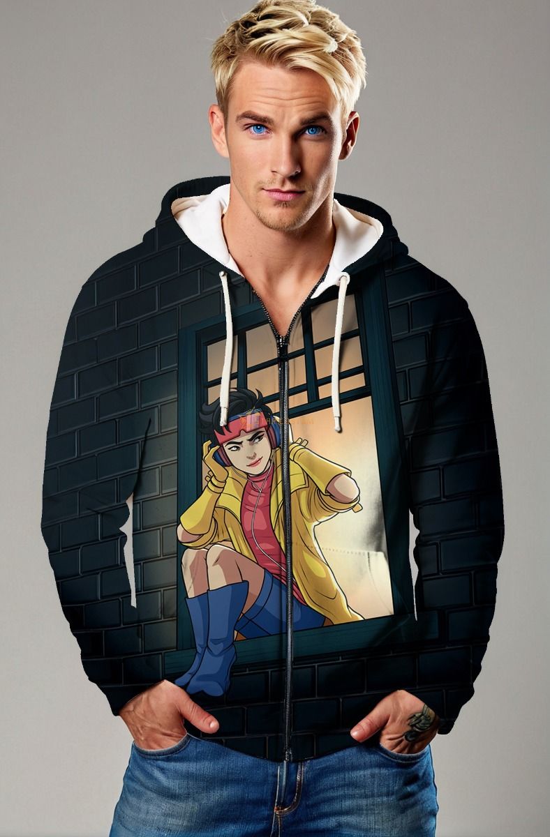 Jubilee Yellow & Pink Zip-Up Hoodie