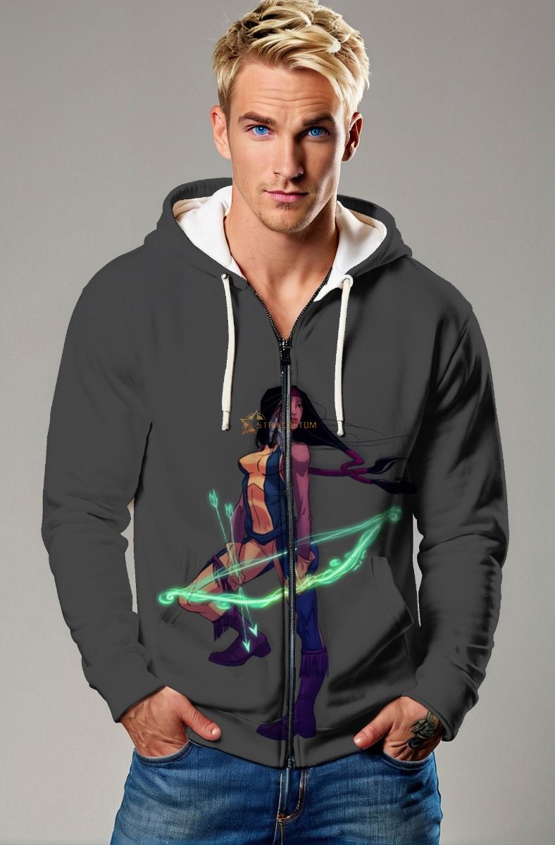Product Name: Danielle Moonstar Zip-Up Hoodie
