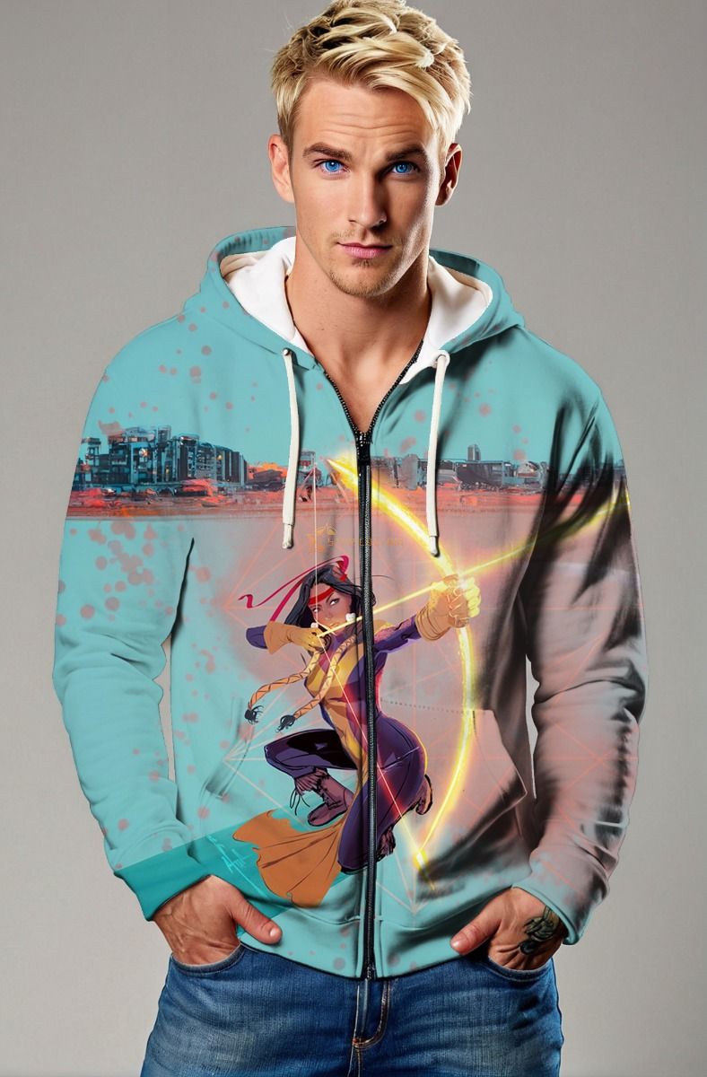 Danielle Moonstar Zip-Up Hoodie