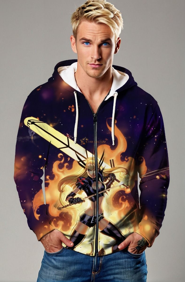 Illyana Rasputin / Magik Soulsword Zip-Up Hoodie
