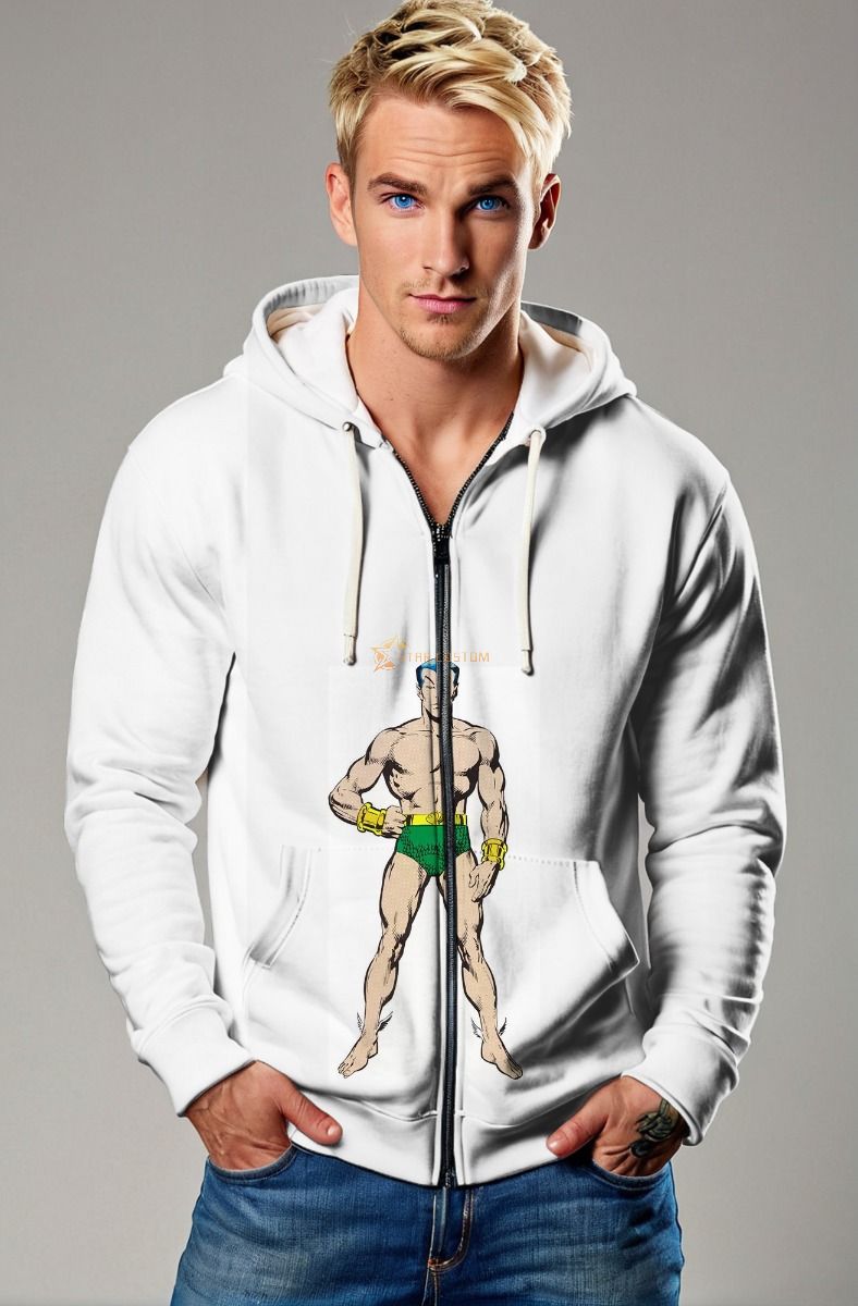 Namor the Sub-Mariner Zip-Up Hoodie – The Ocean's Might in Style