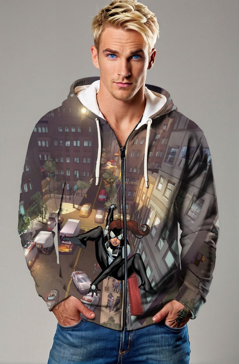 Anya Corazon Zip-Up Hoodie – Spider-Girl (Arana)’s Urban Adventure