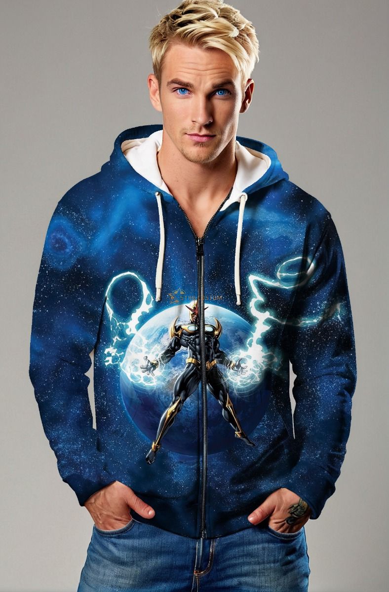 Richard Rider Zip-Up Hoodie – Nova