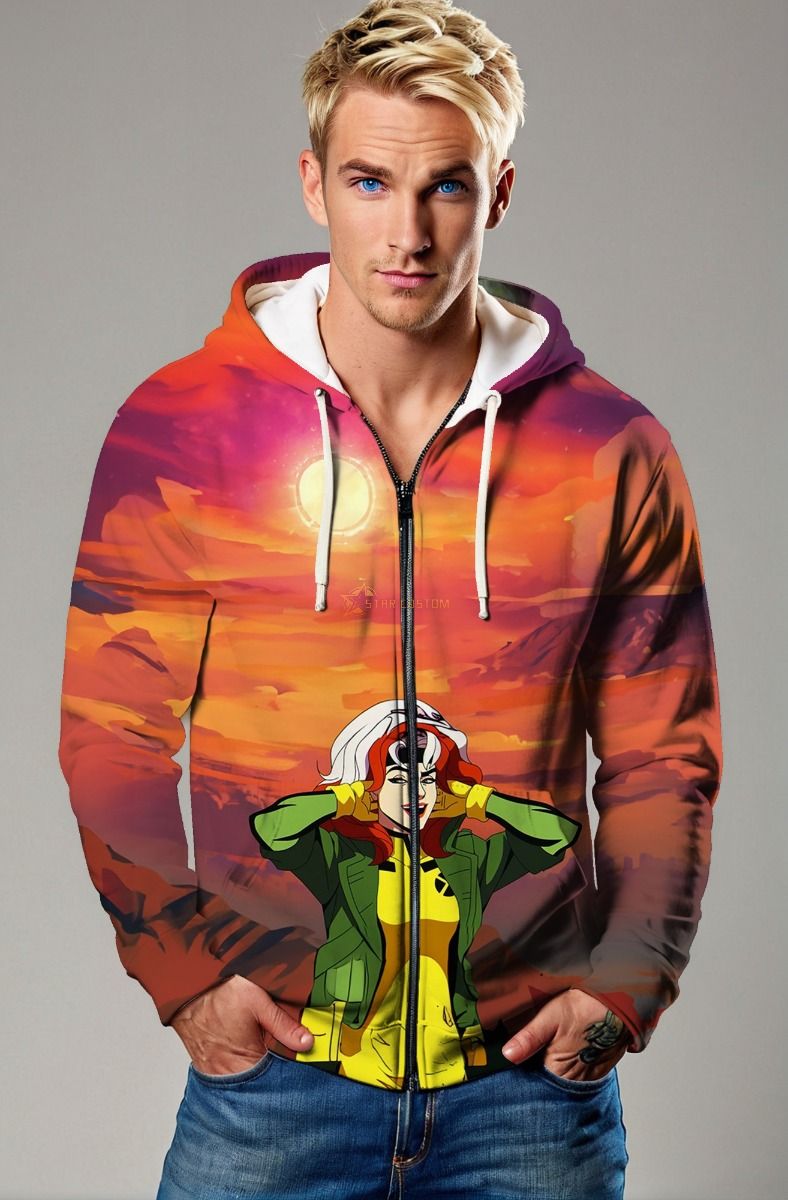 Rogue (Anna Marie) Zip-Up Hoodie - Mutant Spirit