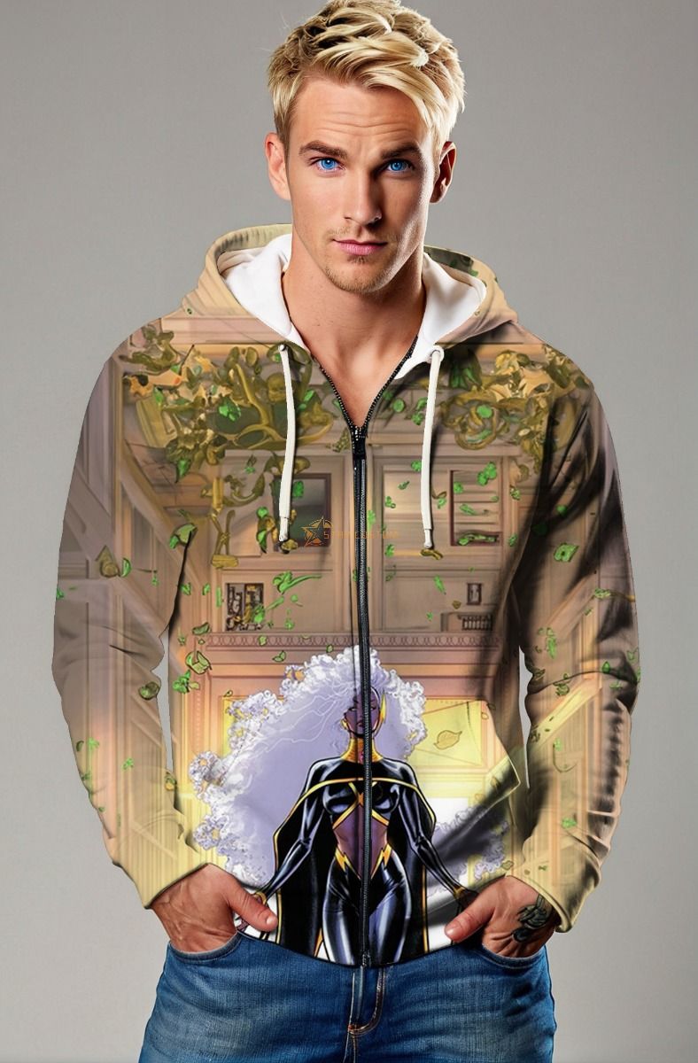 Ororo Munroe / Storm Zip-Up Hoodie - Storm's Power