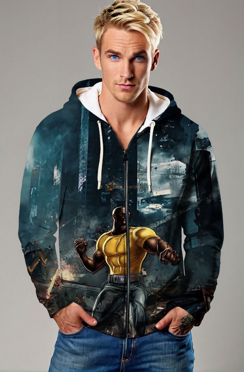 Luke Cage Zip-Up Hoodie - The Power of 