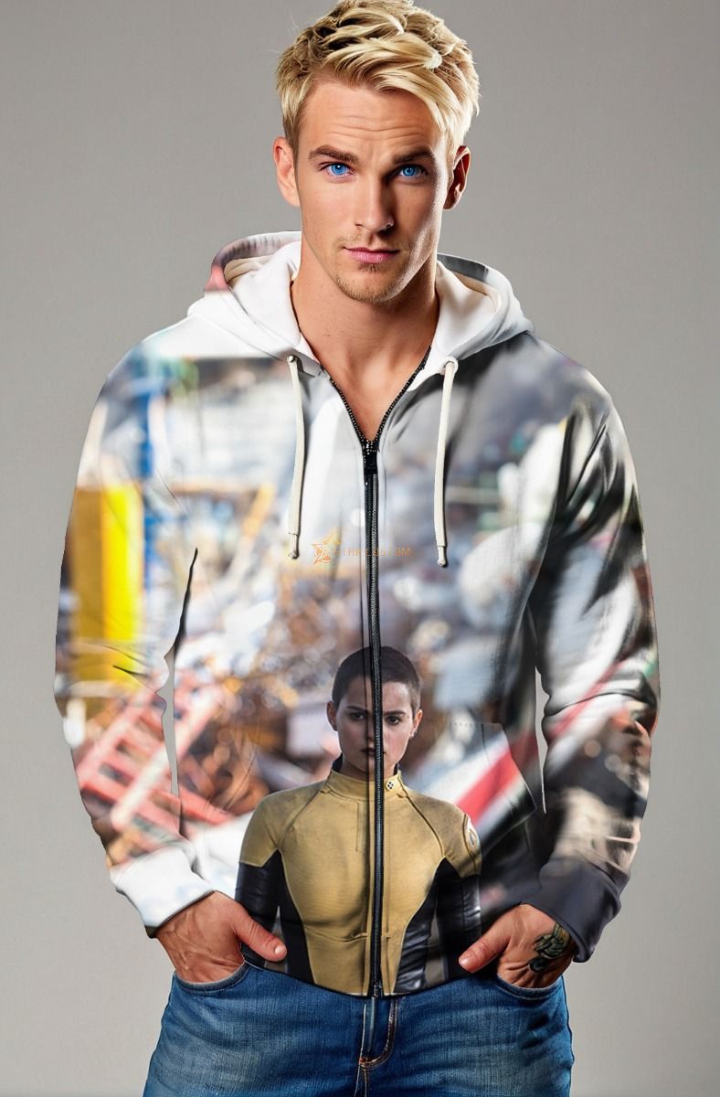 Negasonic Teenage Warhead Zip-Up Hoodie - Explosive Style