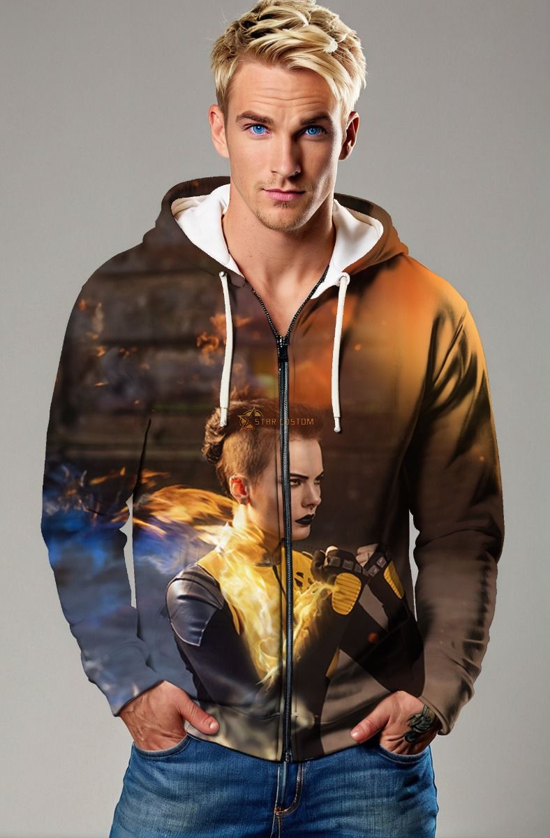 Negasonic Teenage Warhead Zip-Up Hoodie - Explosive 
