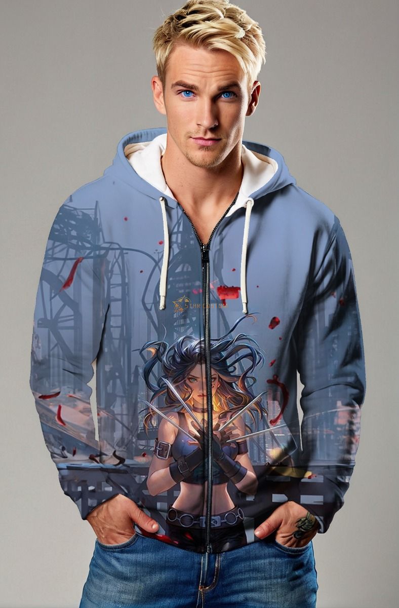 Laura Kinney / X-23 Zip-Up Hoodie - Unleash the Mutant 