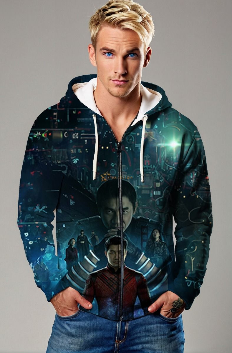 Shang-Chi Zip-Up Hoodie - Wear the Power of the Ten Rings