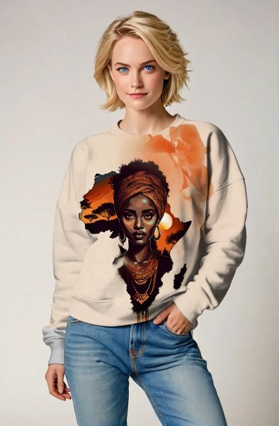 Empress of Africa Sweatshirt - T-Shirts, Hoodies, Zip-Up Jackets, and Pullovers-Sweatshirt