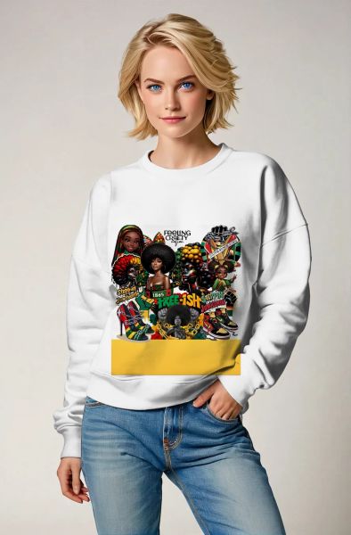 Freedom Vibes Sweatshirt - T-Shirts, Hoodies, Zip-Up Jackets, and Pullovers-Sweatshirt