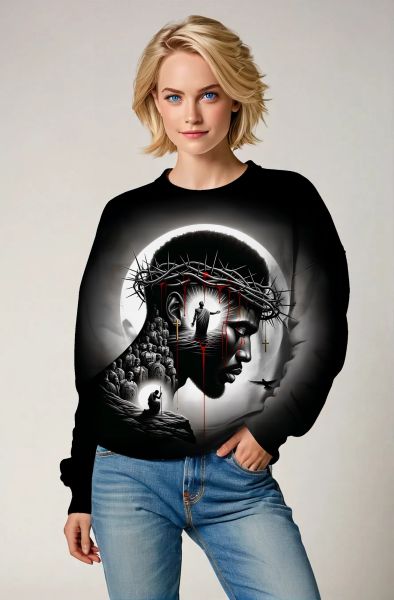 Crown of Resilience Sweatshirt - T-Shirts, Hoodies, Zip-Up Jackets, and Pullovers-Sweatshirt