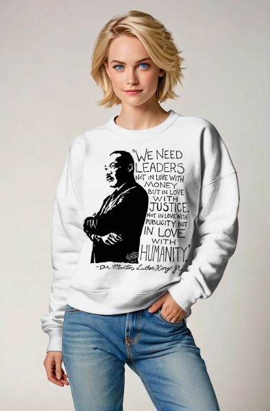 Justice and Humanity Sweatshirt - T-Shirts, Hoodies, Zip-Up Jackets, and Pullovers-Sweatshirt