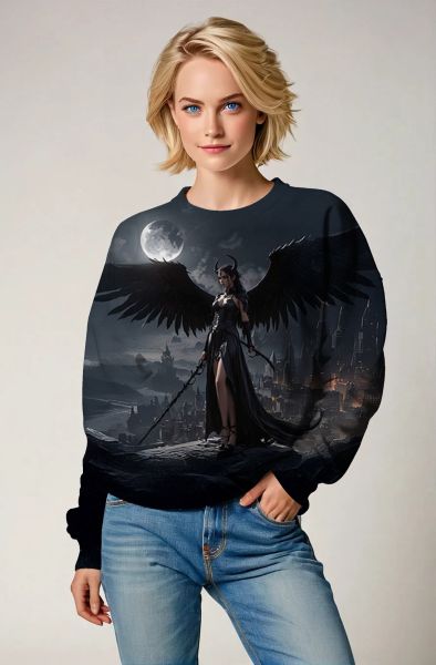 Aries Zodiac Collection: The Queen of Flames Sweatshirt-Sweatshirt