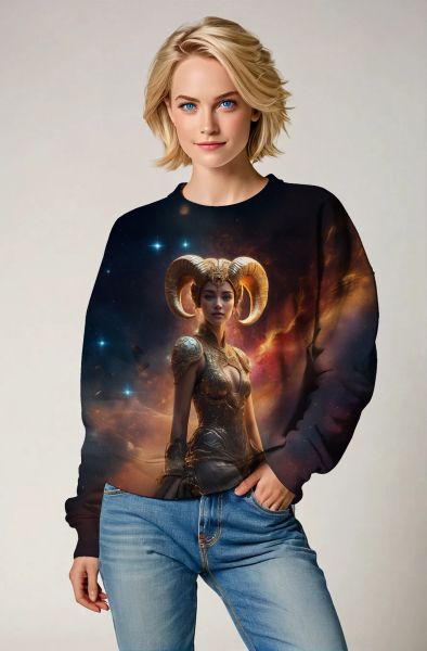Aries Zodiac Collection: The Spirit of the Flame-Sweatshirt