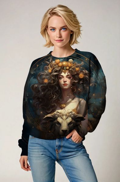 Aries Zodiac Collection: The Divine Protector-Sweatshirt