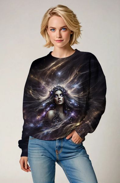 Cancer Zodiac Collection: The Galactic Guardian Hoodie, Sweatshirt, Zip-Up, T-Shirt-Sweatshirt