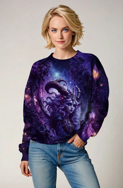 Capricorn Zodiac Collection: The Forest Guardian-Sweatshirt