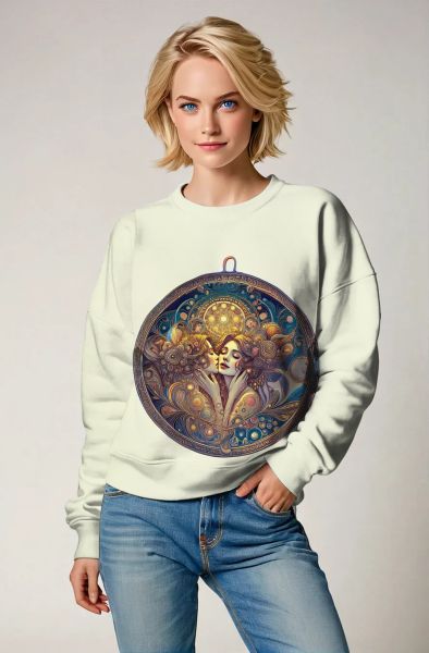Gemini Zodiac Collection: Enchanted Mirror Dual Reflection Hoodie, Sweatshirt, Zip-Up, T-Shirt-Sweatshirt