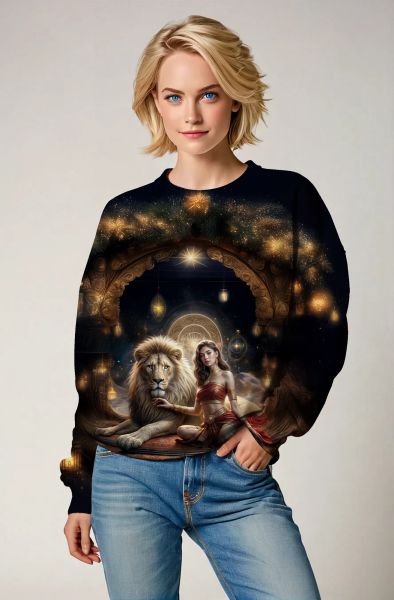 Regal Lioness: The Timeless Power Hoodie, Sweatshirt, Zip-Up, T-Shirt-Sweatshirt