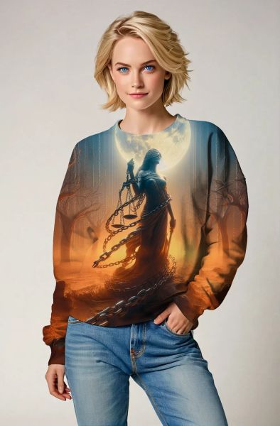 Libra Zodiac Collection: Chains of Justice-Sweatshirt