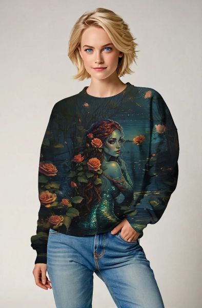Enchanted Waters: The Mermaid's Dream Hoodie, Sweatshirt, Zip-Up, T-Shirt