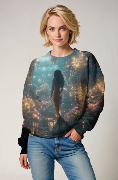 Aquatic Dreamer: The Underwater Symphony Hoodie, Sweatshirt, Zip-Up, T-Shirt-Sweatshirt