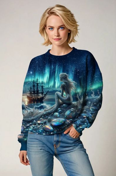 Celestial Serenity: The Pisces Dreamscape Hoodie, Sweatshirt, Zip-Up, T-Shirt-Sweatshirt