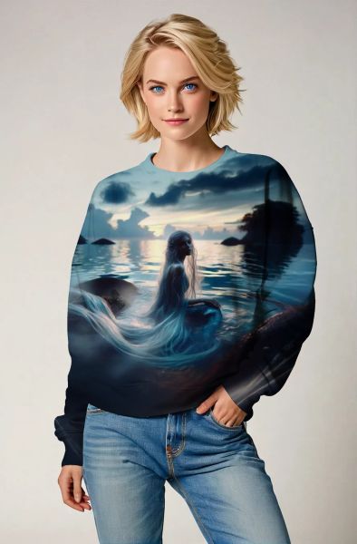 Pisces Serenity: The Enchanted Waters Hoodie, Sweatshirt, Zip-Up, T-Shirt-Sweatshirt