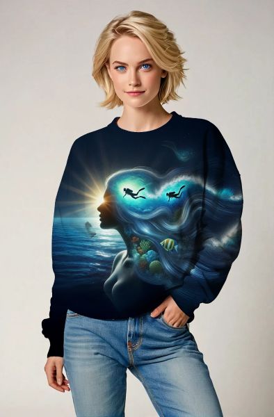 The Dreamer of Pisces: In the Depths of Ocean Dreams Hoodie, Sweatshirt, Zip-Up, T-Shirt