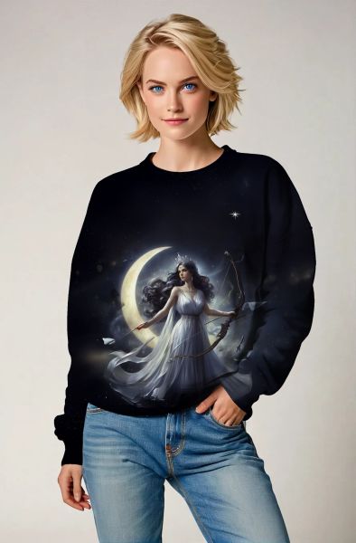 Sagittarius' Celestial Bow: The Archer's Quest Hoodie, Sweatshirt, Zip-Up, T-Shirt-Sweatshirt