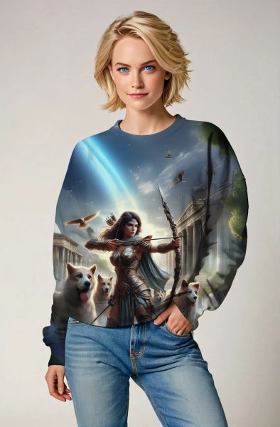 Sagittarius' Starlit Hunter: The Celestial Pursuit Hoodie, Sweatshirt, Zip-Up, T-Shirt-Sweatshirt