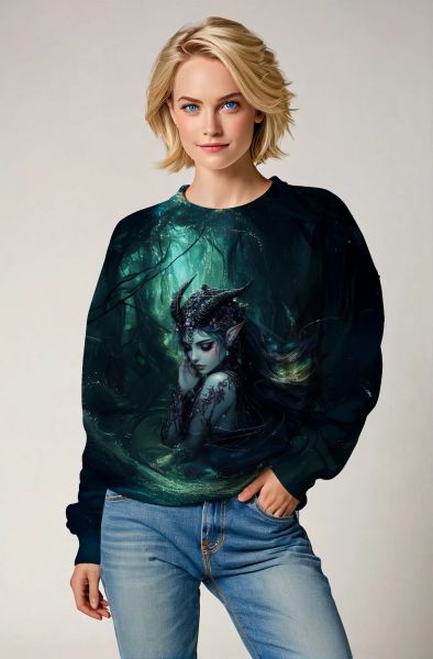 Taurus Zodiac Collection: The Forest Goddess Hoodie, Sweatshirt, Zip-Up, T-Shirt-Sweatshirt
